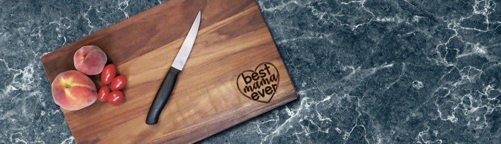 Cutting Board Personalized Custom Meat Board Walnut XL extra Large & Large  Sizes 