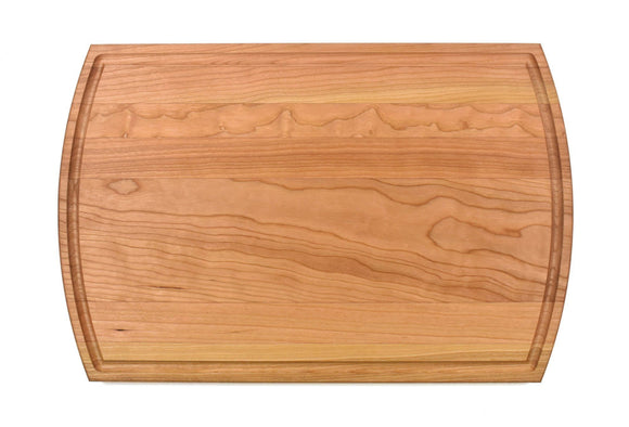 Cherry Cutting Board With Arched Sides And Juice Groove (10.5