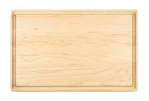 Large Maple Cutting Board With Juice Groove (11" x 17") Cutting Board Hailey Home 