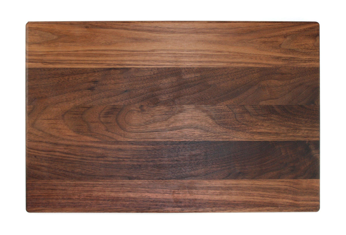 Walnut Cutting Board with Juice Groove - 12”L x 8”W x 0.75”H 