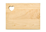 Maple Cutting Board - Heart (9" x 12") Cutting Board Hailey Home 