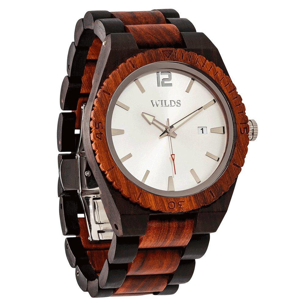 Men s Custom Ebony Rose Wooden Watch Hailey Home