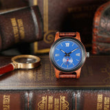 Men's Handcrafted Kosso Wooden Watch Watches Violet Millie 