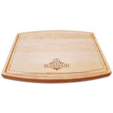 Personalized Arched Maple Cutting Board With Juice Groove - 9.5" x 12" - Bulk Discounts Bulk Cutting Board Hailey Home 