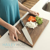 Personalized Flat Walnut Cutting Board (11" x 16") Cutting Board Hailey Home 