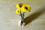 Walnut & Maple Hardwood Geometric Flower Vase Home & Garden Pinwheel 