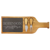 Anniversary Bundle - Slate Cheese Tray + Flight Tray Cutting Board Hailey Home 