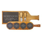 Anniversary Bundle - Slate Cheese Tray + Flight Tray Cutting Board Hailey Home 