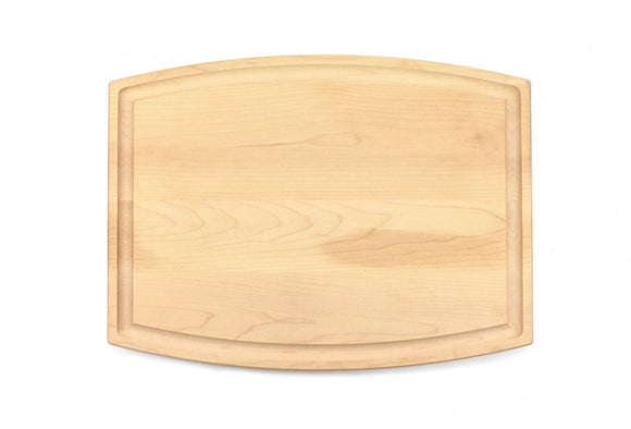 Arched Maple Cutting Board With Juice Groove (9