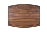 Arched Walnut Cutting Board With Juice Groove (9" x 12") Cutting Board Hailey Home 