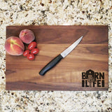 Barn Life - Engraved Walnut Cutting Board (11" x 16") Cutting Board Hailey Home 