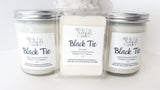 Black Tie | Natural Soy Candle | Hand-Poured Bath & Beauty Cyan Nyx 