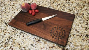 Custom Engraving Order - Engraved Walnut Cutting Board (11" x 16") Cutting Board Hailey Home 