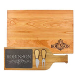 Entertaining Bundle - Cutting Board + Cheese Tray Cutting Board Hailey Home 