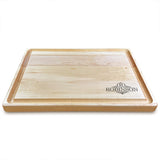 Extra Large Personalized Maple Chopping Block With Juice Grooves (15" x 20") Cutting Board Hailey Home 