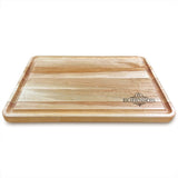 Extra Large Personalized Maple Chopping Block With Juice Grooves (18" x 24") Cutting Board Hailey Home 