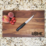 Farm Home - Engraved Walnut Cutting Board (11" x 16") Cutting Board Hailey Home 
