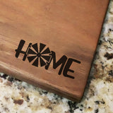 Farm Home - Engraved Walnut Cutting Board (11" x 16") Cutting Board Hailey Home 