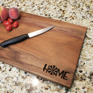 Farm Home - Engraved Walnut Cutting Board (11" x 16") Cutting Board Hailey Home 