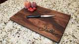 Father - Engraved Walnut Cutting Board - (11" x 16") Cutting Board Hailey Home 