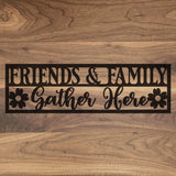 Gather Here - Engraved Walnut Cutting Board (11" x 16") Cutting Board Hailey Home 