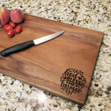 God Bless The Farmer - Engraved Walnut Cutting Board (11" x 16") Cutting Board Hailey Home 