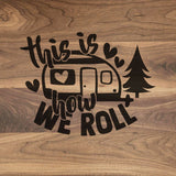 How We Roll - Walnut Cutting Board (11" x 16") Cutting Board Hailey Home 