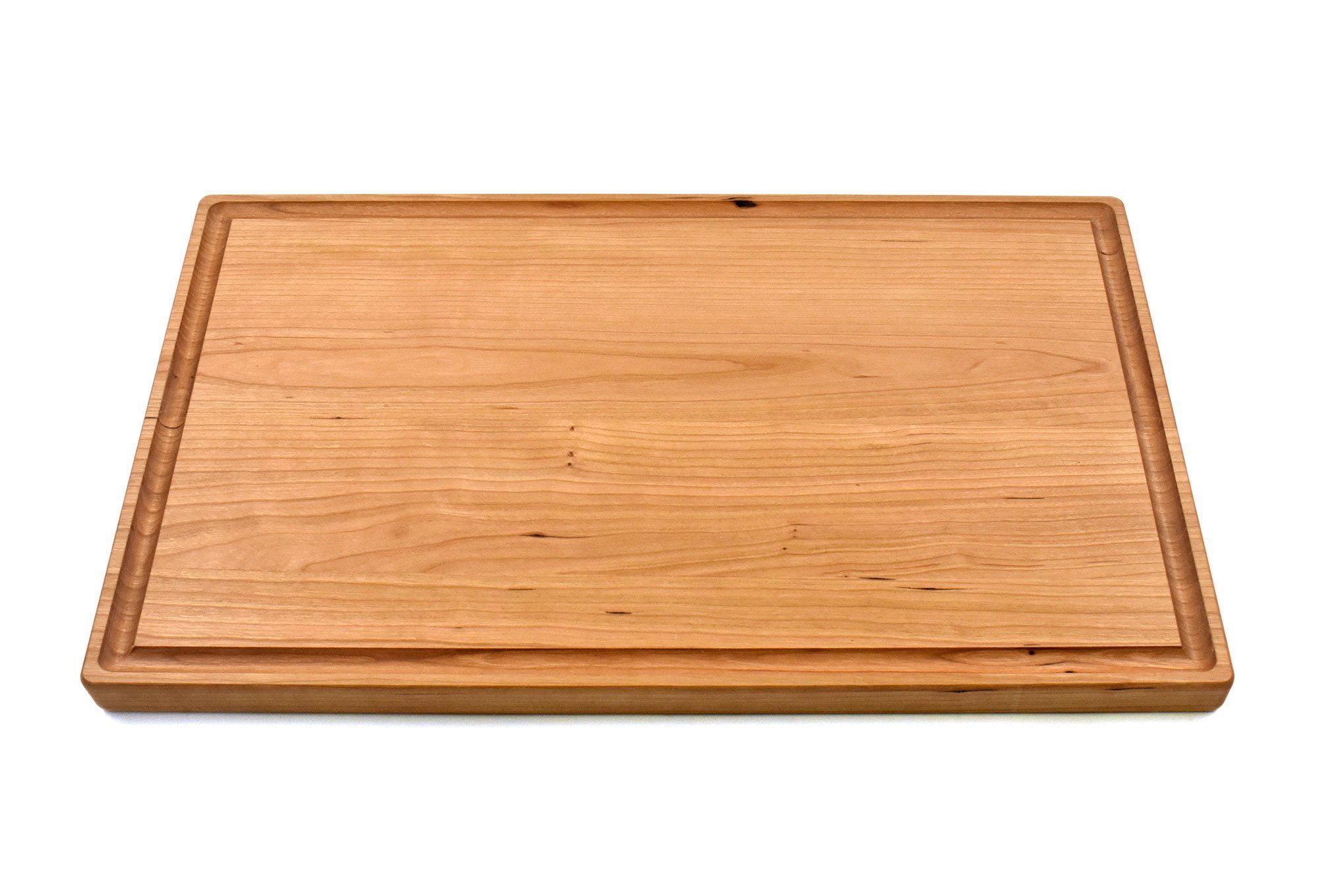 Large Cherry Cutting Board w/ Juice Groove 11 x 17 – Hailey Home