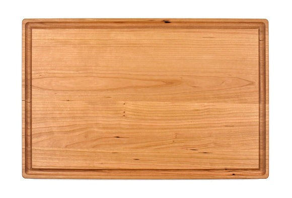 Large Cherry Cutting Board With Juice Groove (11
