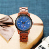 Men's Handcrafted Kosso Wooden Watch Watches Violet Millie 