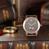 Men's Handcrafted Walnut Wood Watch Watches Violet Millie 