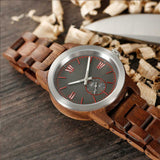 Men's Handcrafted Walnut Wood Watch Watches Violet Millie 