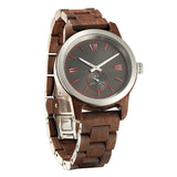 Men's Handcrafted Walnut Wood Watch Watches Violet Millie 