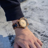 Men's Handmade Ambila Wooden Watch Watches Violet Millie 