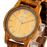 Men's Handmade Ambila Wooden Watch Watches Violet Millie 