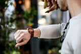 Men's Handmade Kosso Wooden Watch Watches Violet Millie 