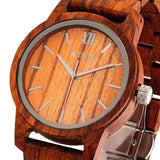 Men's Handmade Kosso Wooden Watch Watches Violet Millie 
