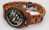 Men's Multi-Function Custom Kosso Wooden Watch Watches Violet Millie 