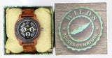 Men's Multi-Function Custom Kosso Wooden Watch Watches Violet Millie 