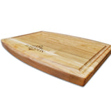 Personalized Arched Cherry Cutting Board With Juice Groove (9" x 12") Cutting Board Hailey Home 