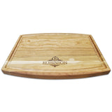 Personalized Arched Cherry Cutting Board With Juice Groove (9" x 12") Cutting Board Hailey Home 