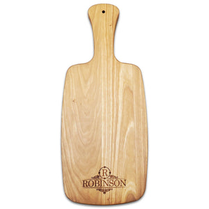 Personalized Cherry Serving Tray With Handle - 6" x 14.5" - Bulk Discounts Bulk Cutting Board Hailey Home 