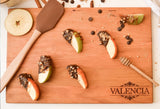 Personalized Flat Cherry Cutting Board (11" x 16") Cutting Board Hailey Home 