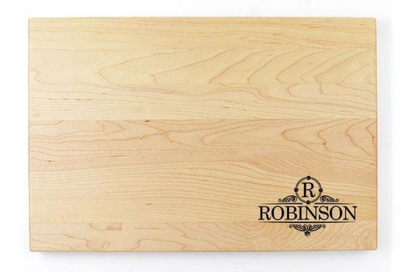 Personalized Flat Maple Cutting Board (11