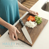 Personalized Flat Walnut Cutting Board - 11" x 16" - Bulk Discounts Bulk Cutting Board Hailey Home 