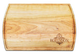 Personalized Large Cherry Cutting Board With Juice Groove - 10.5" x 16" - Bulk Discounts Bulk Cutting Board Hailey Home 