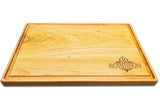 Personalized Large Cherry Cutting Board With Juice Groove (11" x 17") Cutting Board Hailey Home 
