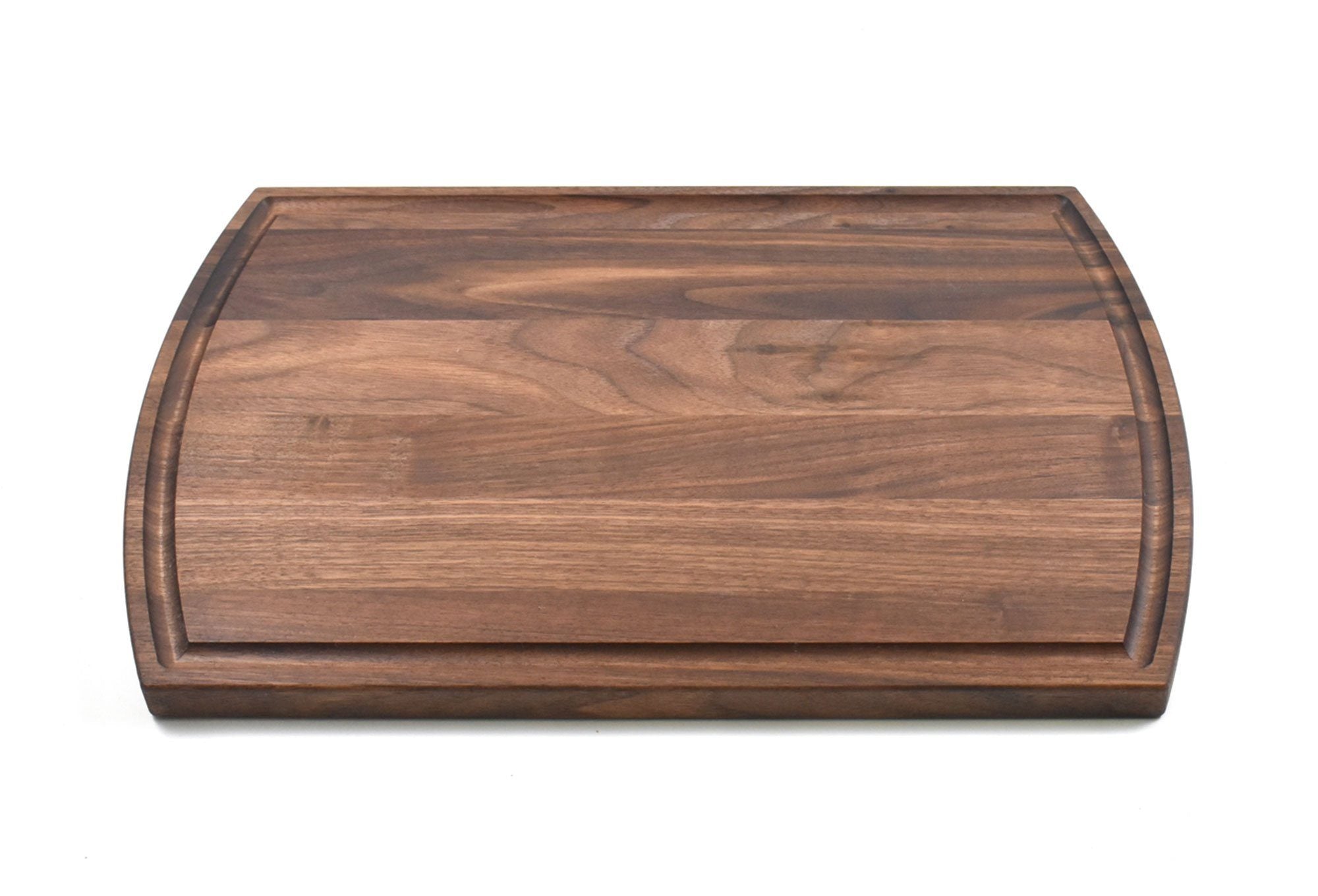 MOOGCO Walnut Cutting Boards - Large Thick Walnut Cutting Board with Juice Groove (17x12.6) Reversible Large Wooden Chopping Board