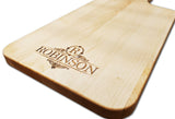 Personalized Maple Cutting Board With 4 Inch Handle (8" x 17") Cutting Board Hailey Home 