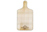 Personalized Maple Cutting Board With 4 Inch Handle (8" x 17") Cutting Board Hailey Home 